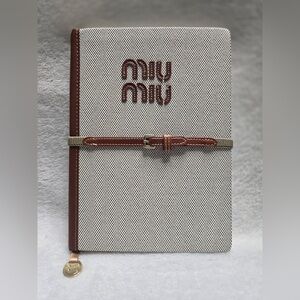 Miu Miu Canvas Notebook